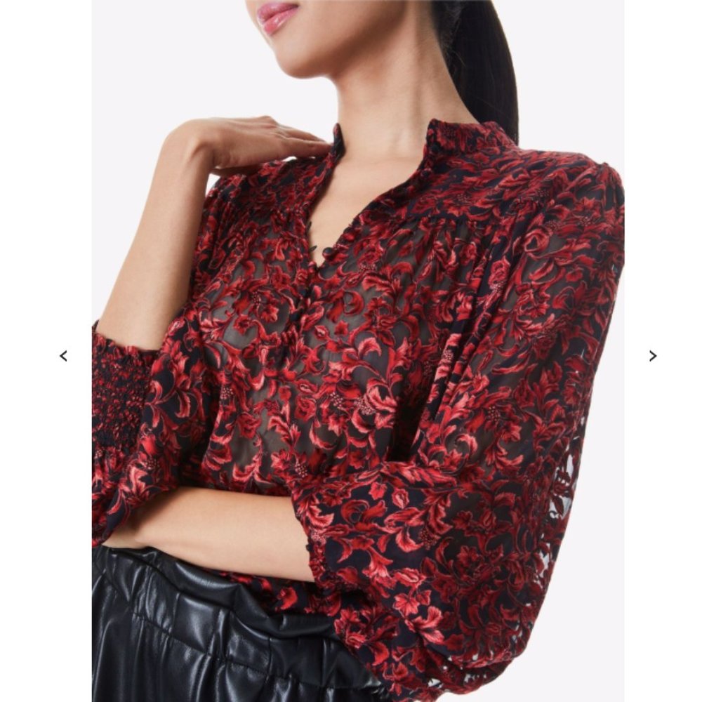 Alice + Olivia | Serena floral-print blouse